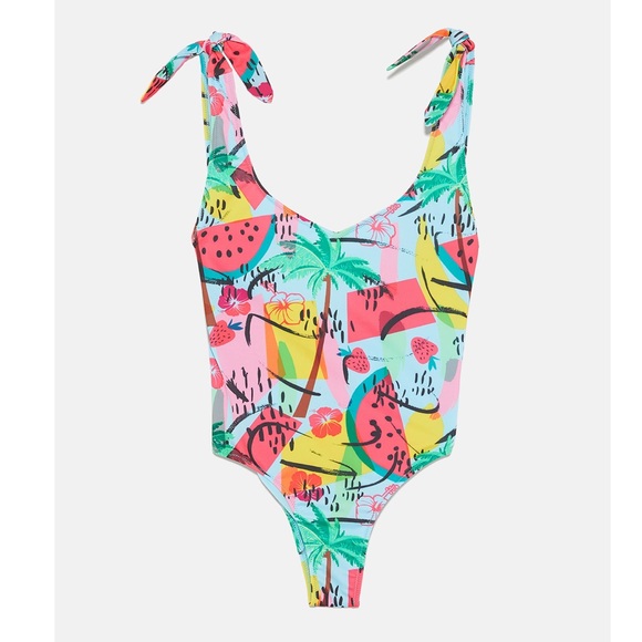 Zara Other - Zara Tie Shoulder One Piece